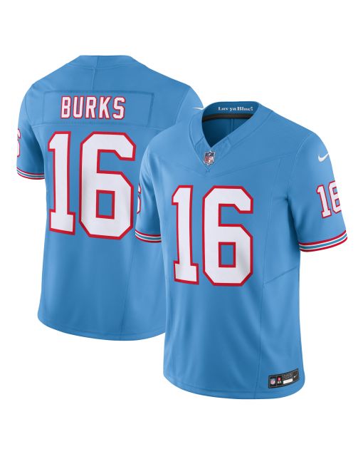 Men’s Tennessee Titans Treylon Burks Light Blue Vapor F.U.S.E. Limited Jersey
