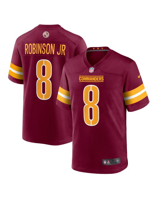 Men’s Washington Commanders Brian Robinson Burgundy Player Game Jersey