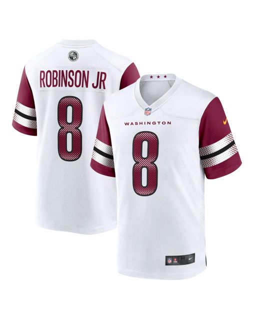 Men’s Washington Commanders Brian Robinson Jr. White Away Game Player Jersey