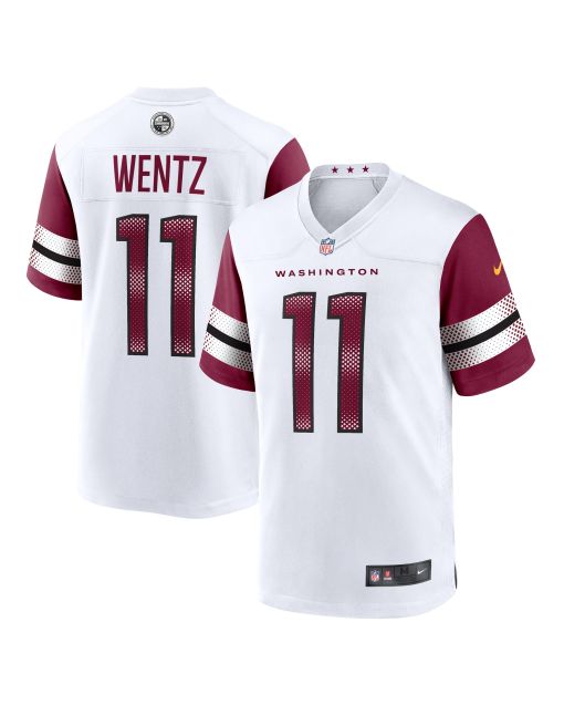 Men’s Washington Commanders Carson Wentz White Game Jersey