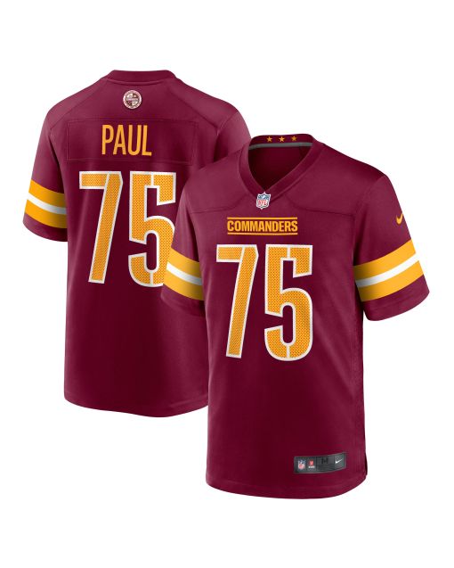 Men’s Washington Commanders Chris Paul Burgundy Player Game Jersey