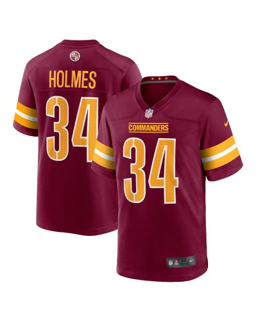 Men’s Washington Commanders Christian Holmes Burgundy Player Game Jersey