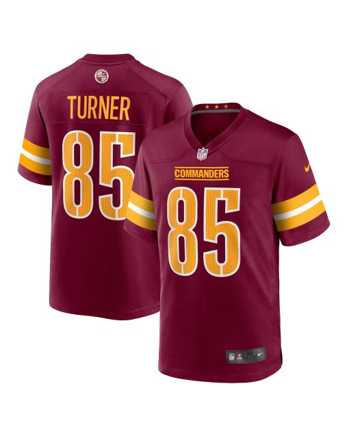 Men’s Washington Commanders Cole Turner Burgundy Player Game Jersey