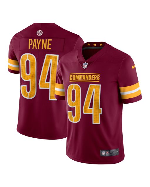 Men’s Washington Commanders Da’Ron Payne Burgundy Vapor Limited Jersey