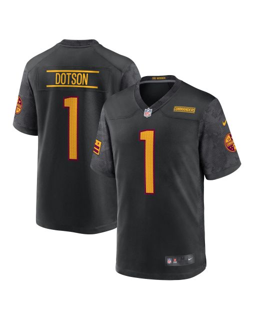 Men’s Washington Commanders Jahan Dotson Black Alternate Game Jersey