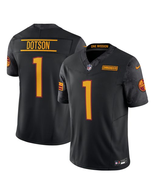 Men’s Washington Commanders Jahan Dotson Black Alternate Vapor F.U.S.E. Limited Jersey