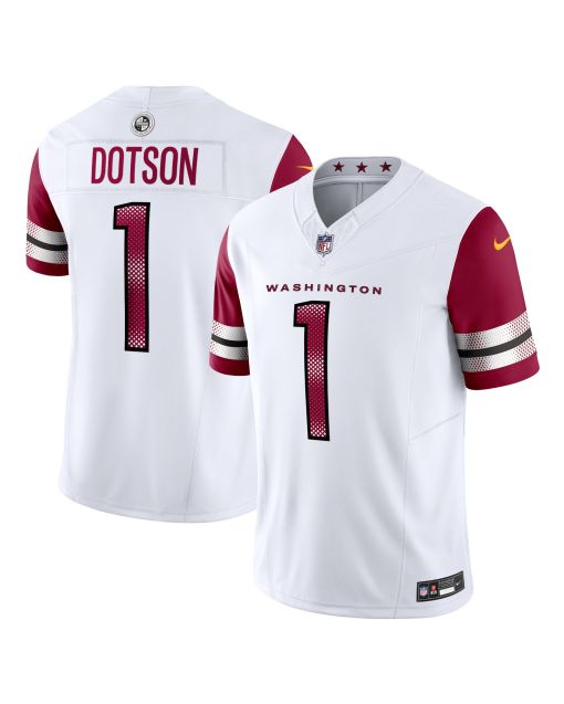 Men’s Washington Commanders Jahan Dotson White Vapor F.U.S.E. Limited Jersey