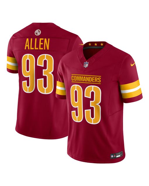 Men’s Washington Commanders Jonathan Allen Burgundy Vapor F.U.S.E. Limited Jersey