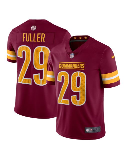 Men’s Washington Commanders Kendall Fuller Burgundy Vapor Limited Jersey