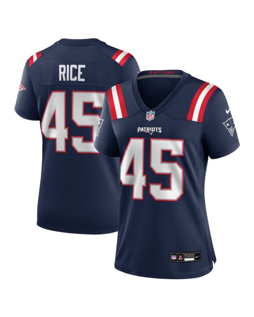 Monty Rice 45 New England Patriots Women’s Game Jersey – Navy