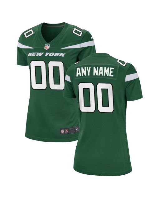 New York Jets Women Custom Game Jersey – Gotham Green