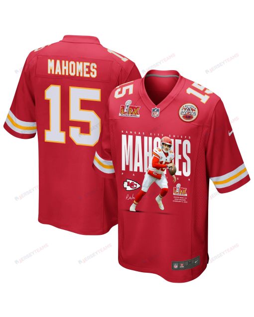 Patrick Mahomes 15 Kansas City Chiefs The Hero Game Men Jersey – Red