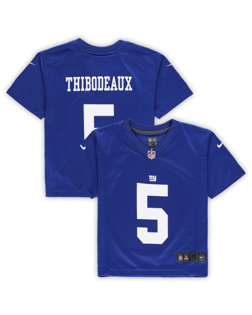 Preschool New York Giants Kayvon Thibodeaux Royal Game Jersey