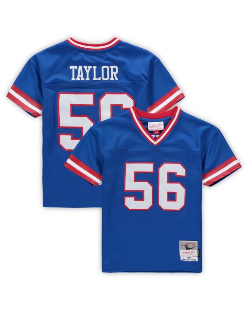 Preschool New York Giants Lawrence Taylor Mitchell & Ness Royal Retired Legacy Jersey