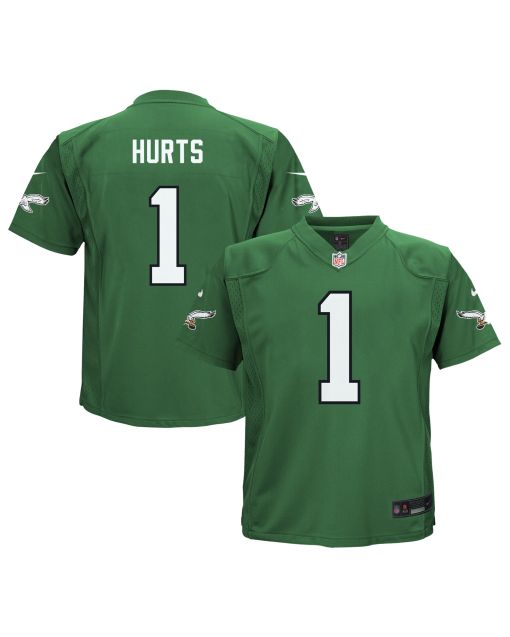Preschool Philadelphia Eagles Jalen Hurts Kelly Green Game Jersey