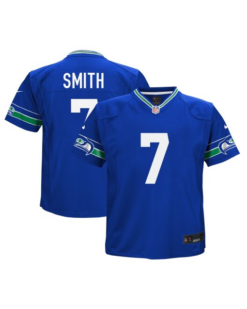 Preschool Seattle Seahawks Geno Smith Royal Game Jersey