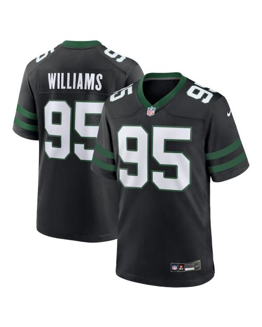 Quinnen Williams 95 New York Jets Alternate Game Men Jersey – Legacy Black