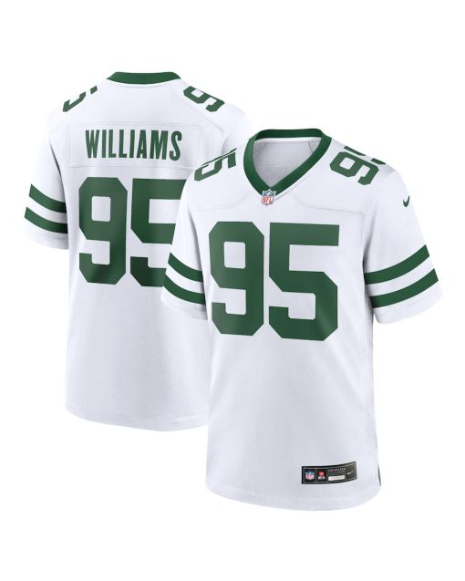 Quinnen Williams 95 New York Jets Game Jersey – Men, Legacy White