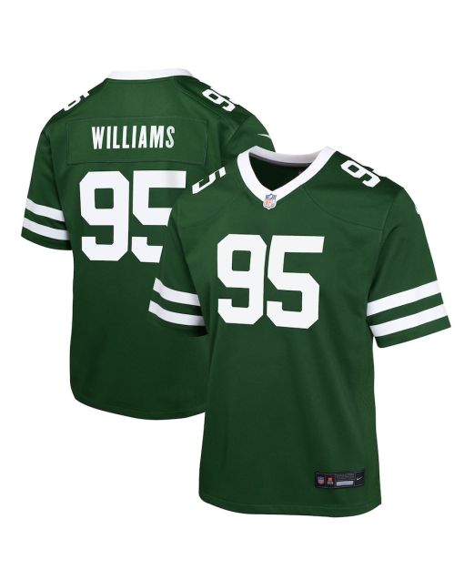 Quinnen Williams 95 New York Jets Game YOUTH Jersey – Legacy Green