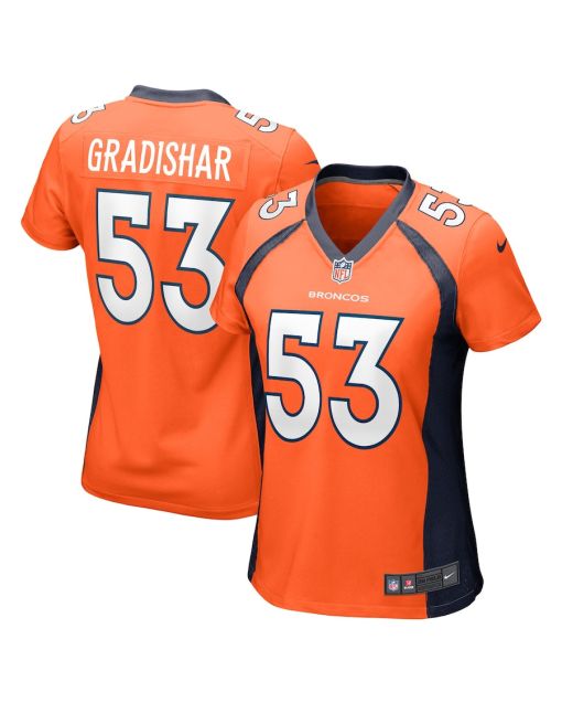 Randy Gradishar 53 Denver Broncos Women Retired Player Game Jersey – Orange