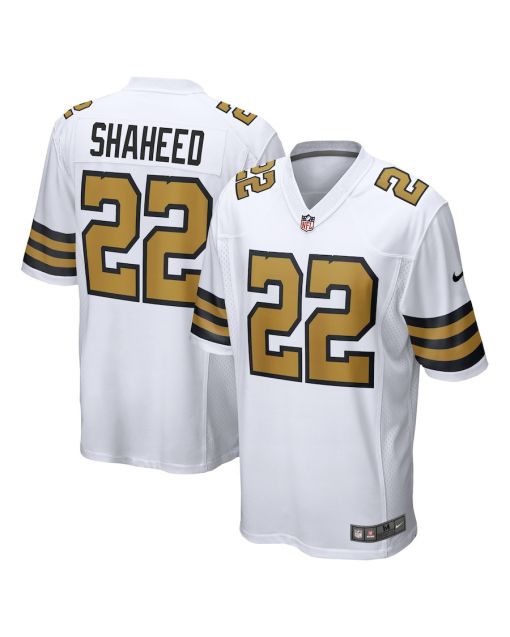 Rashid Shaheed 22 New Orleans Saints Alternate Game Men Jersey – White