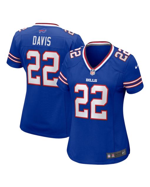 Ray Davis 22 Buffalo Bills Women’s Game Jersey – Royal