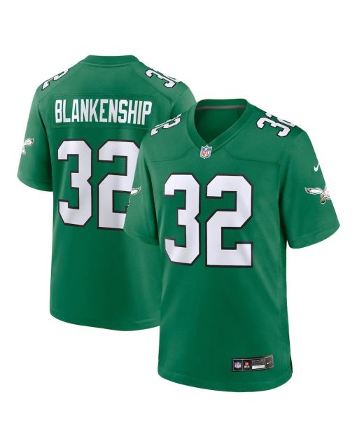 Reed Blankenship 32 Philadelphia Eagles Alternate Game Men Jersey – Kelly Green