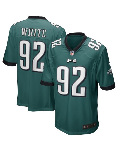 Reggie White 92 Philadelphia Eagles Men Game Retired Jersey – Midnight Green