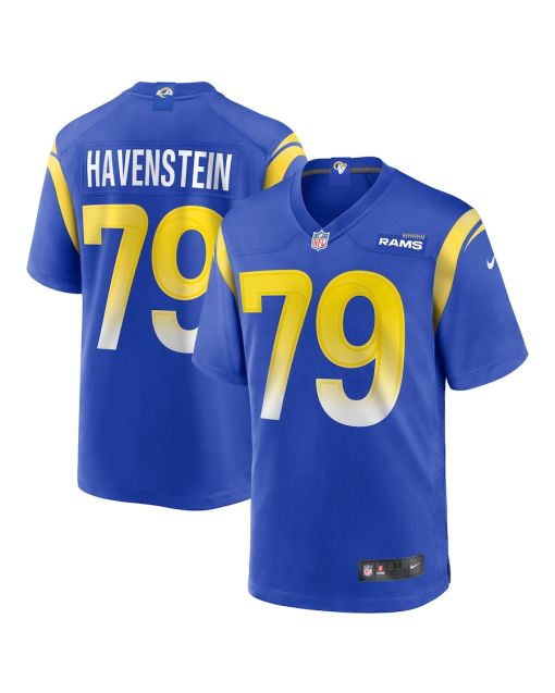 Rob Havenstein 79 Los Angeles Rams Game Men Jersey – Royal