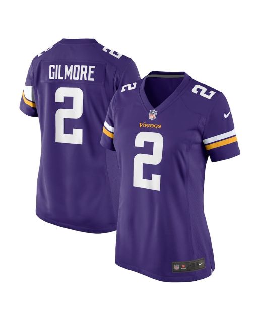Stephon Gilmore 2 Minnesota Vikings Women’s Game Jersey – Purple