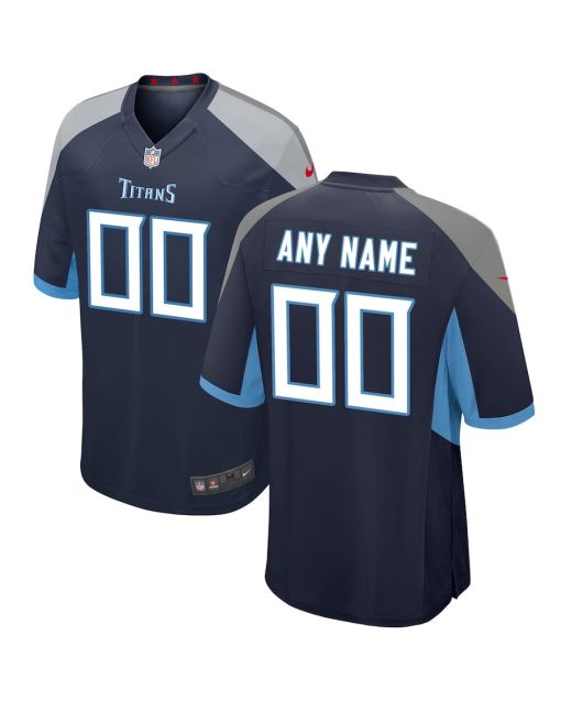 Tennessee Titans YOUTH Custom Game Jersey – Navy
