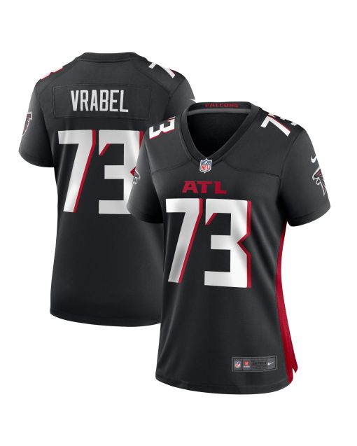 Women’s Atlanta Falcons Tyler Vrabel Black Player Game Jersey