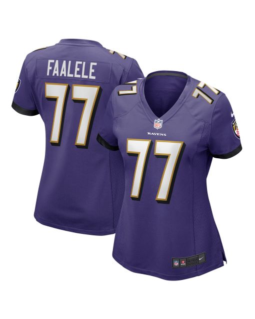 Women’s Baltimore Ravens Daniel Faalele Purple Player Game Jersey