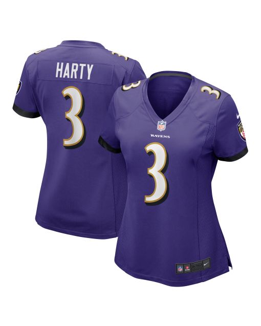 Women’s Baltimore Ravens Deonte Harty Purple Game Jersey