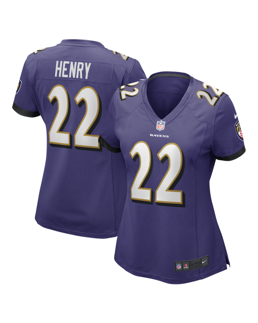 Women’s Baltimore Ravens Derrick Henry Purple Game Player Jersey