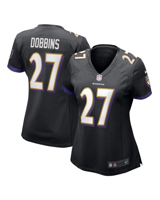 Women’s Baltimore Ravens J.K. Dobbins Black Game Jersey