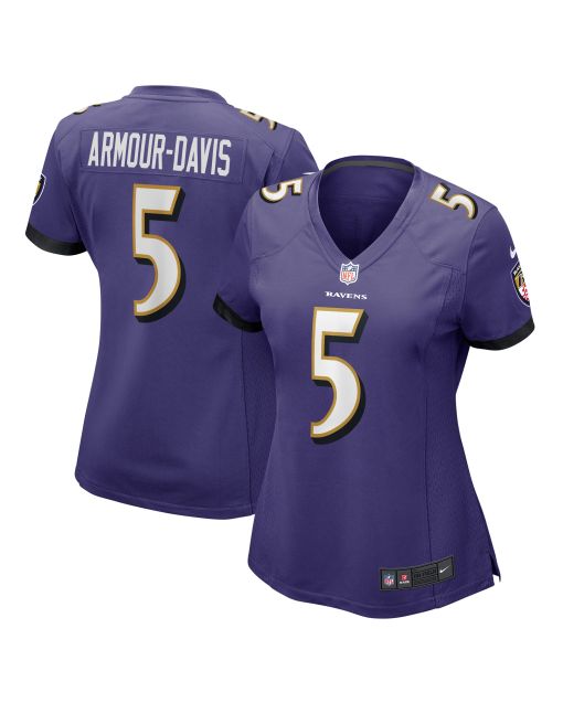 Women’s Baltimore Ravens Jalyn Armour-Davis Purple Game Player Jersey
