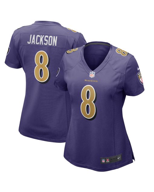 Women’s Baltimore Ravens Lamar Jackson Purple Alternate Game Player Jersey