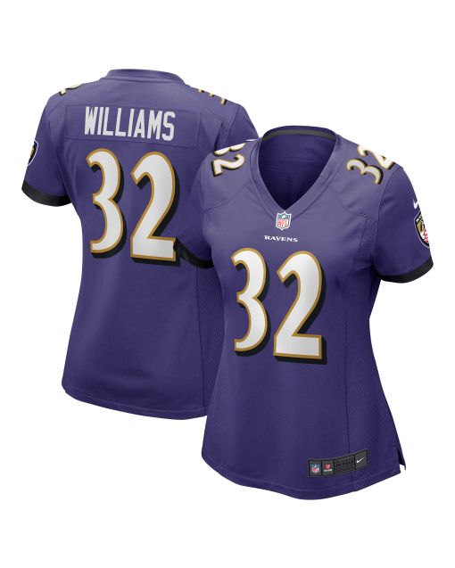 Women’s Baltimore Ravens Marcus Williams Purple Game Jersey