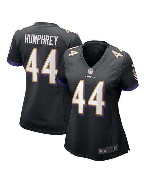 Women’s Baltimore Ravens Marlon Humphrey Black Game Jersey
