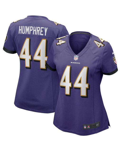 Women’s Baltimore Ravens Marlon Humphrey Purple Game Player Jersey
