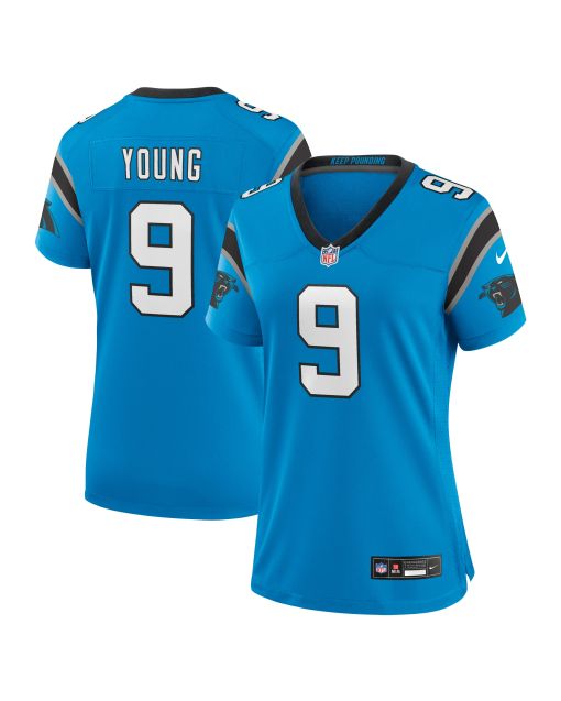 Women’s Carolina Panthers Bryce Young Blue Player Jersey