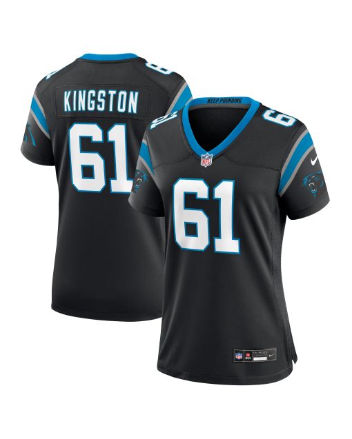 Women’s Carolina Panthers Jarrett Kingston Black Game Jersey