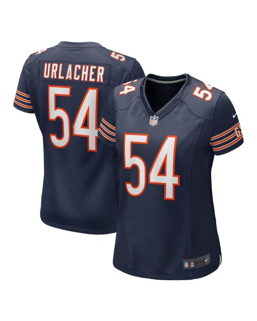 Women’s Chicago Bears Brian Urlacher Navy Game Retired Player Jersey
