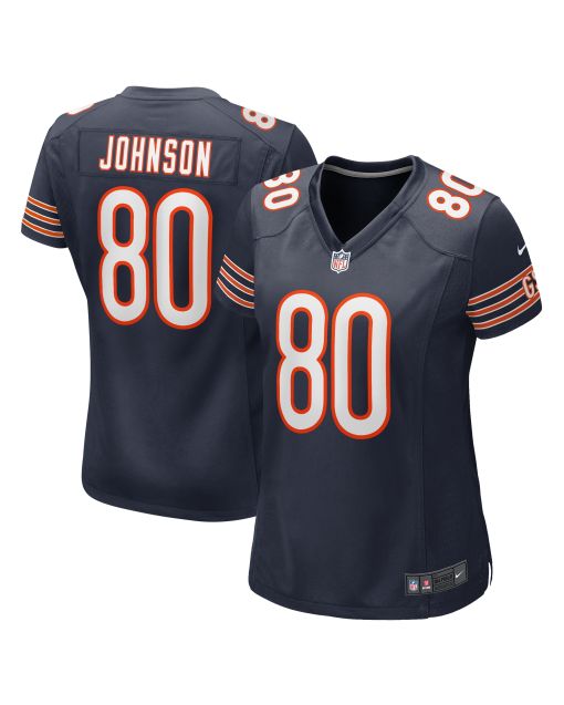 Women’s Chicago Bears Collin Johnson Navy Game Jersey
