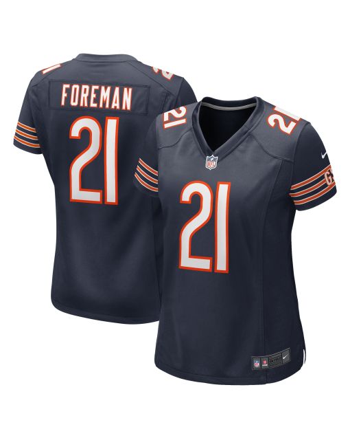 Women’s Chicago Bears D’Onta Foreman Navy Game Jersey