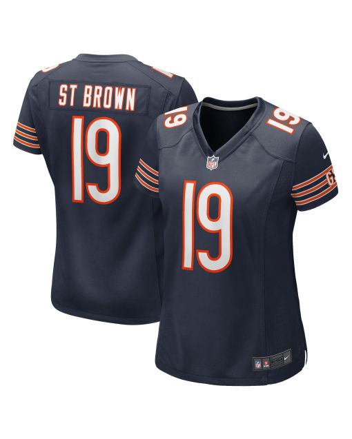 Women’s Chicago Bears Equanimeous St. Brown Navy Game Player Jersey