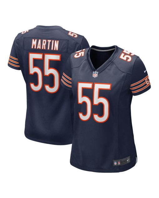 Women’s Chicago Bears Jacob Martin Navy Game Jersey