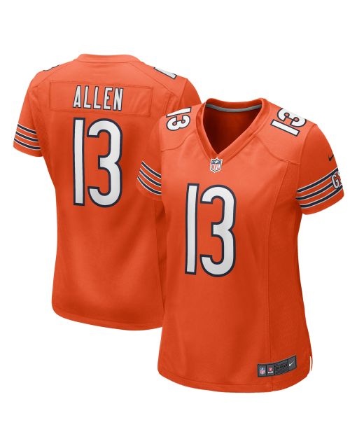 Women’s Chicago Bears Keenan Allen Orange Alternate Game Jersey