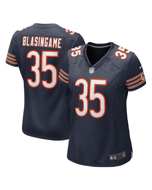 Women’s Chicago Bears Khari Blasingame Navy Game Player Jersey